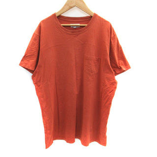 バンクス BANKS JOURNAL Tシャツ カットソー 無地 M オレンジ(Tシャツ/カットソー(半袖/袖なし))