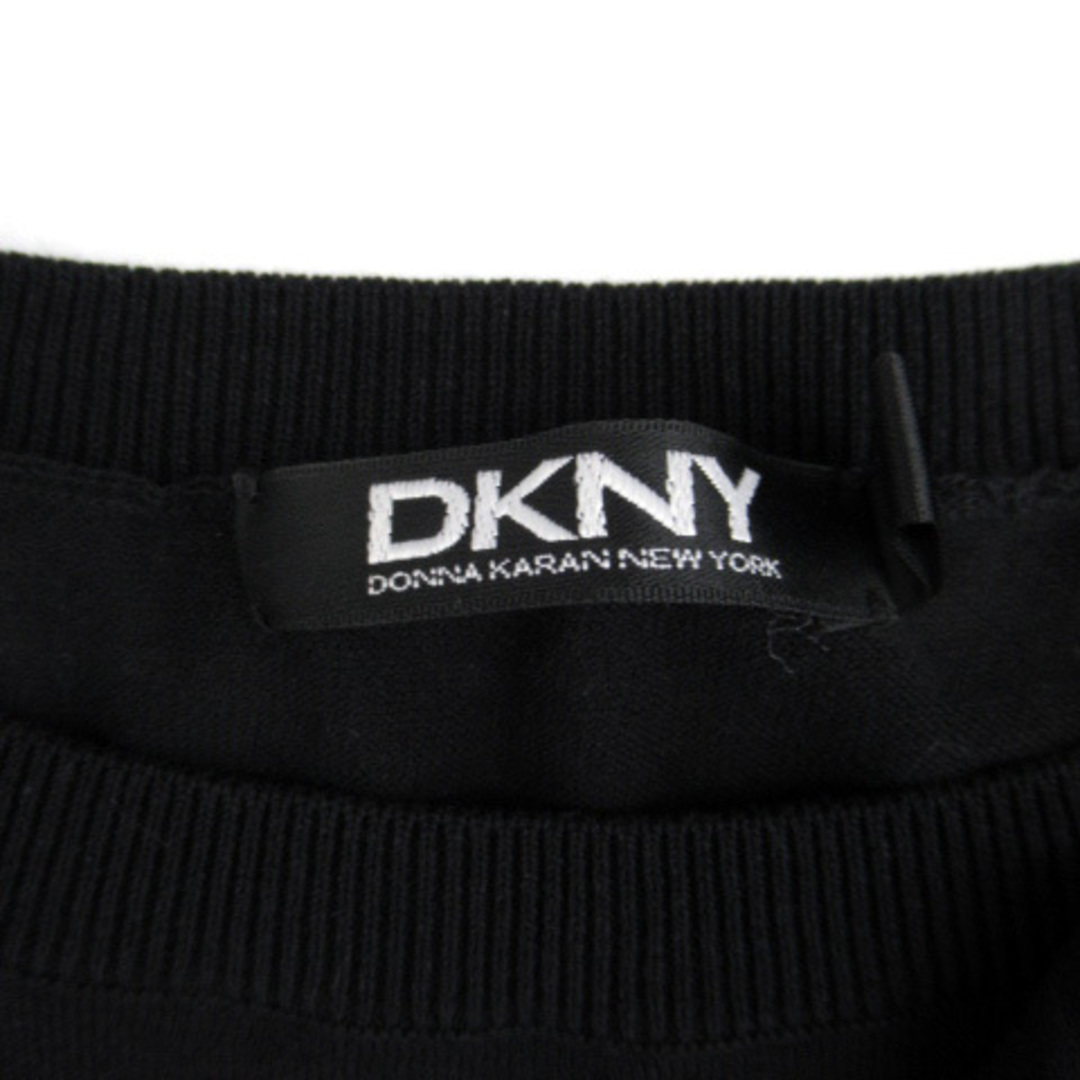 DKNY(ダナキャランニューヨーク)のダナキャランニューヨーク DKNY ワンピース ドルマンスリーブ 切替 S 黒 レディースのワンピース(ひざ丈ワンピース)の商品写真