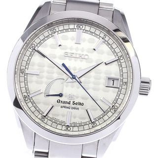 セイコー(SEIKO)のセイコー SEIKO SBGA111/9R65-0BP0 グランドセイコー 限定1500本 スプリングドライブ メンズ 箱・保証書付き_766251(腕時計(アナログ))