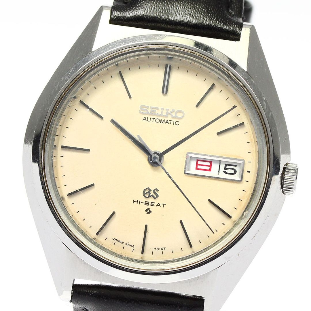 セイコー SEIKO 5646-7010 グランドセイコー ハイビート デイデイト Cal.5606A 自動巻き メンズ _762518