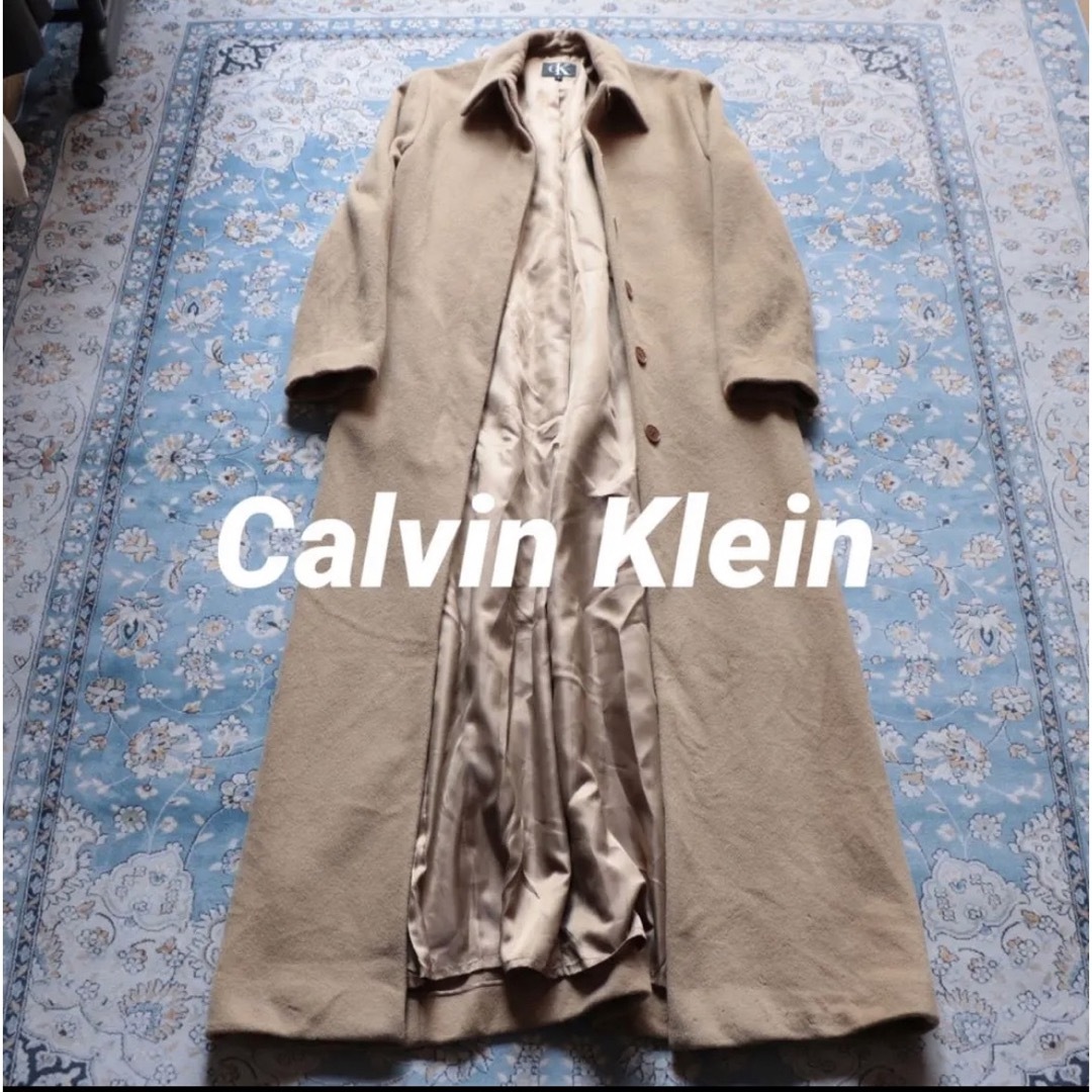 Calvin Klein(カルバンクライン)のカルバンクライン スーパーロング ウールコート レディースのジャケット/アウター(ロングコート)の商品写真