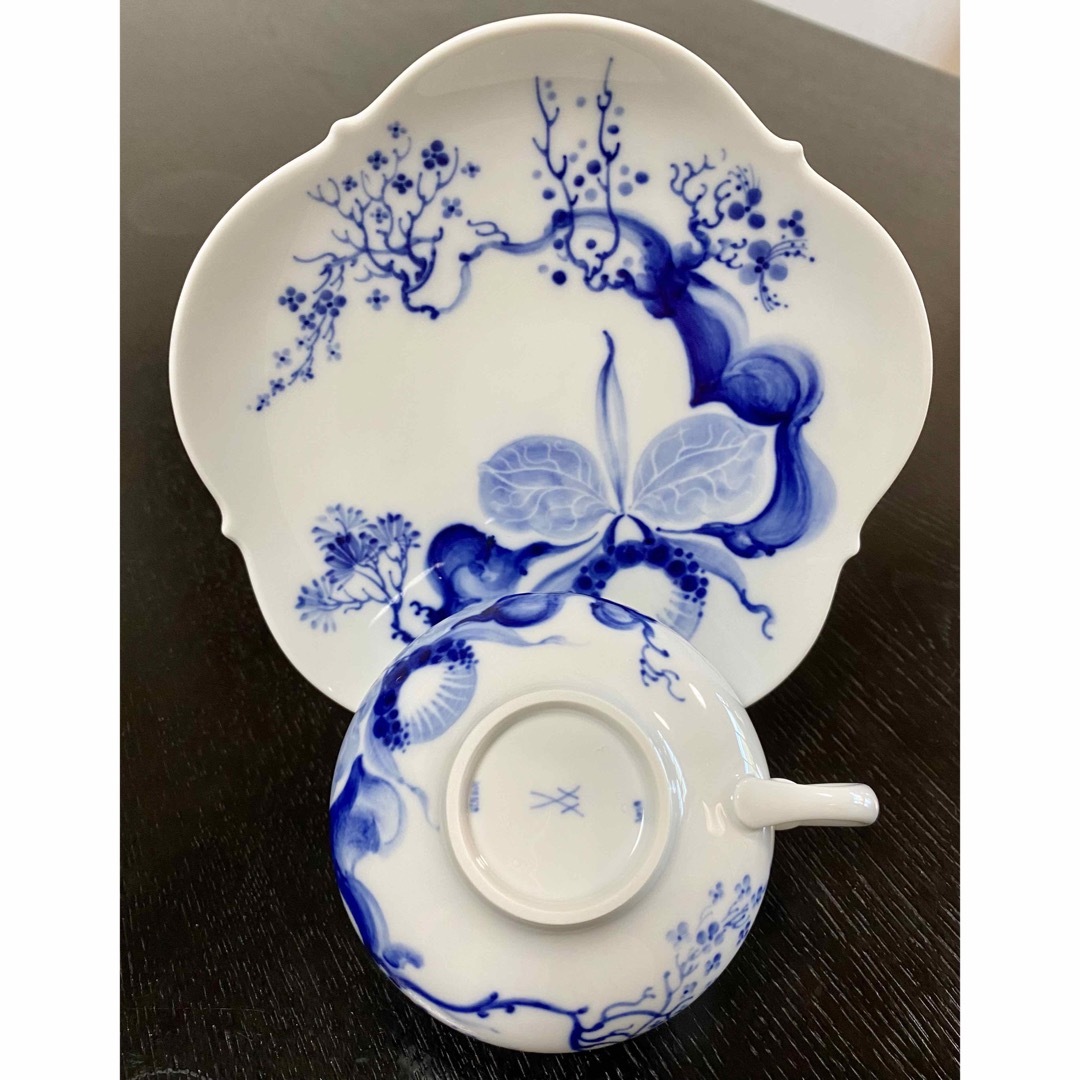 マイセン最高級 ブルーオーキッド 一級品 カップ\u0026ソーサー 1客
