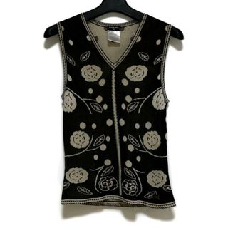 シャネル CHANEL オーバーサイズ ジレ ベスト トップス 金ボタン