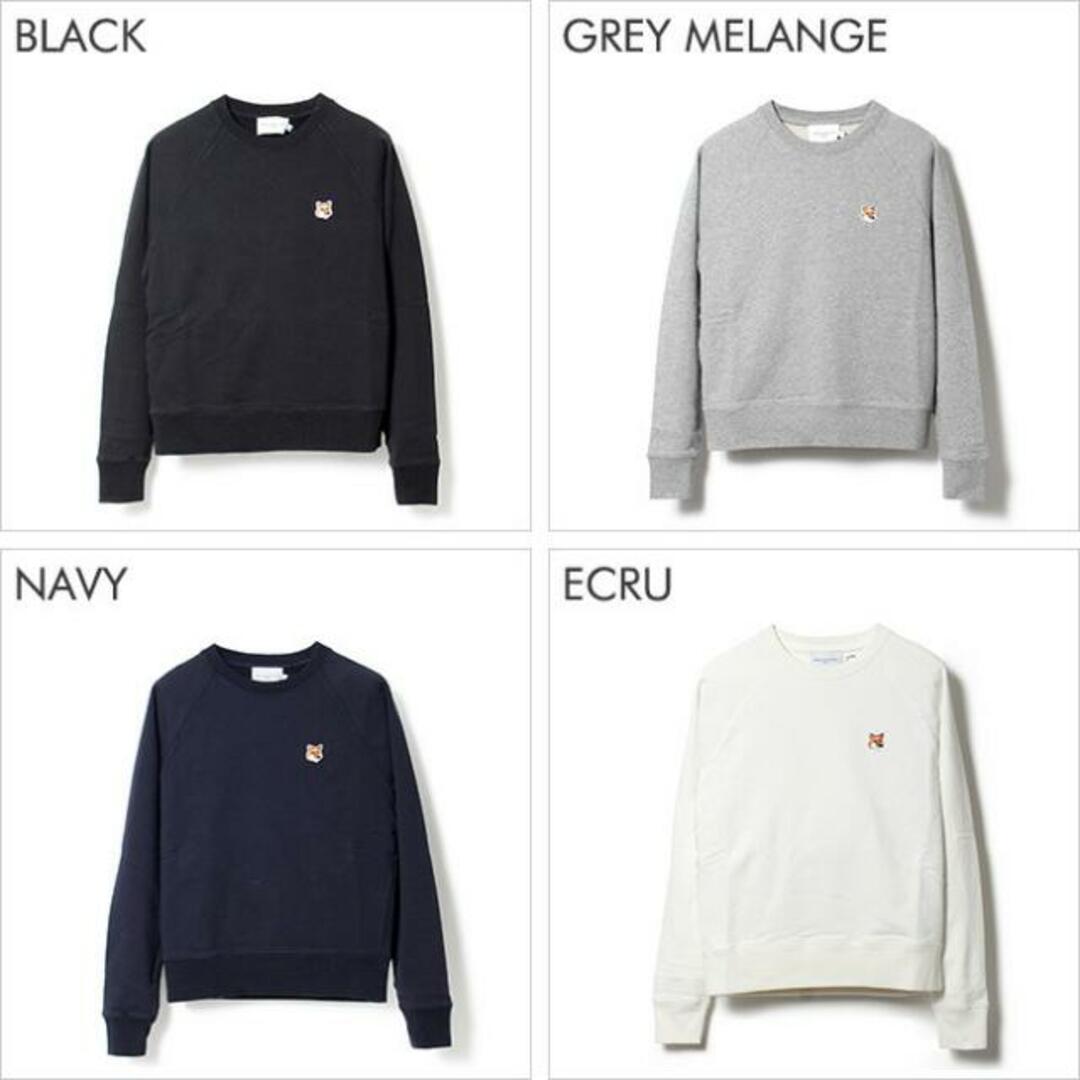 【新品未使用】 MAISON KITSUNE メゾンキツネ スウェット トレーナー FOX HEAD PATCH ADJUSTED  SWEATSHIRT AW00303KM0001 【Sサイズ/NAVY】