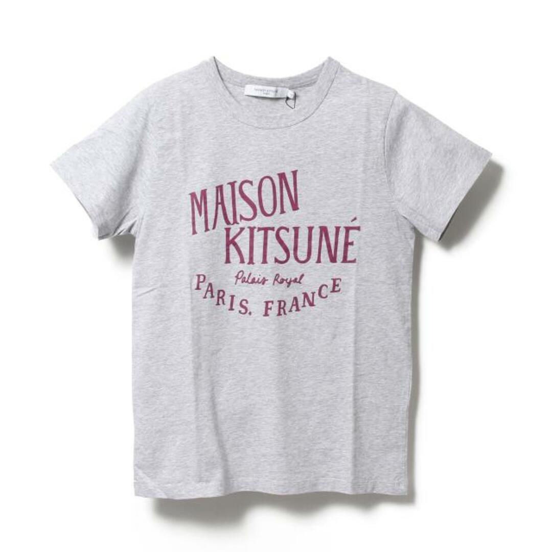 【新品未使用】 MAISON KITSUNE メゾンキツネ Tシャツ PALAIS ROYAL CLASSIC TEE-SHIRT LW00107KJ0008 【Lサイズ/LIGHT GREY MELANGE】