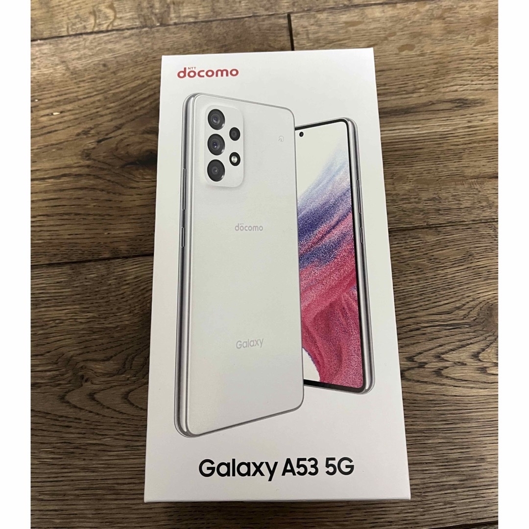 SAMSUNG(サムスン)のGalaxy A53 5G Awesome White  docomo版 スマホ/家電/カメラのスマートフォン/携帯電話(スマートフォン本体)の商品写真