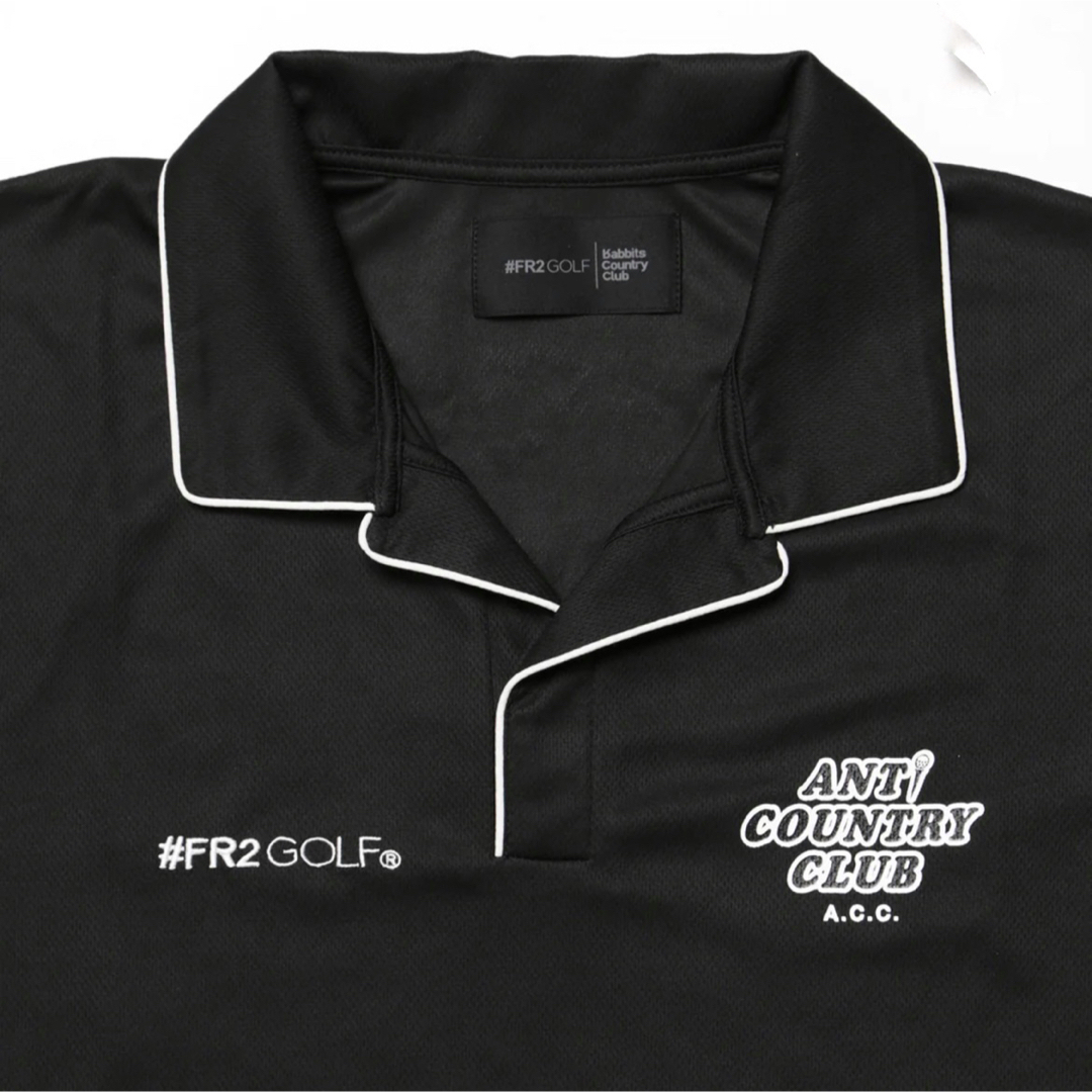 新品 FR2GOLF ANTi COUNTRY CLUB モックネックL 黒-