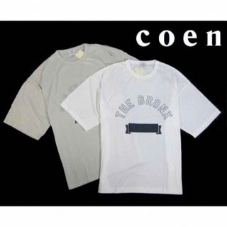 コーエン(coen)の【coen/コーエン】カレッジ プリントTシャツ・Lサイズ×2枚セット（未着用品(Tシャツ/カットソー(半袖/袖なし))