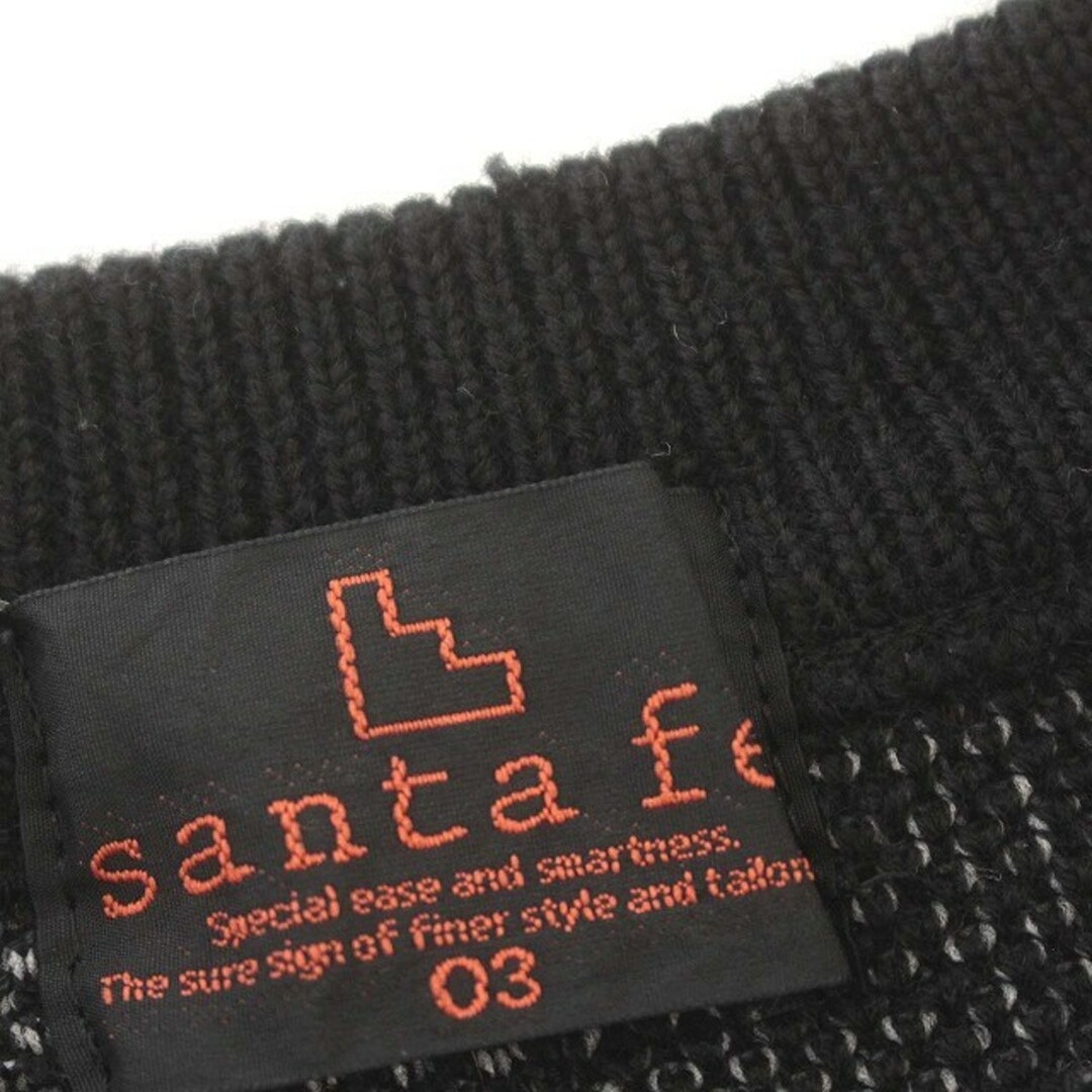サンタフェ SantaFe ヴィンテージ ニット セーター 90’S 黒