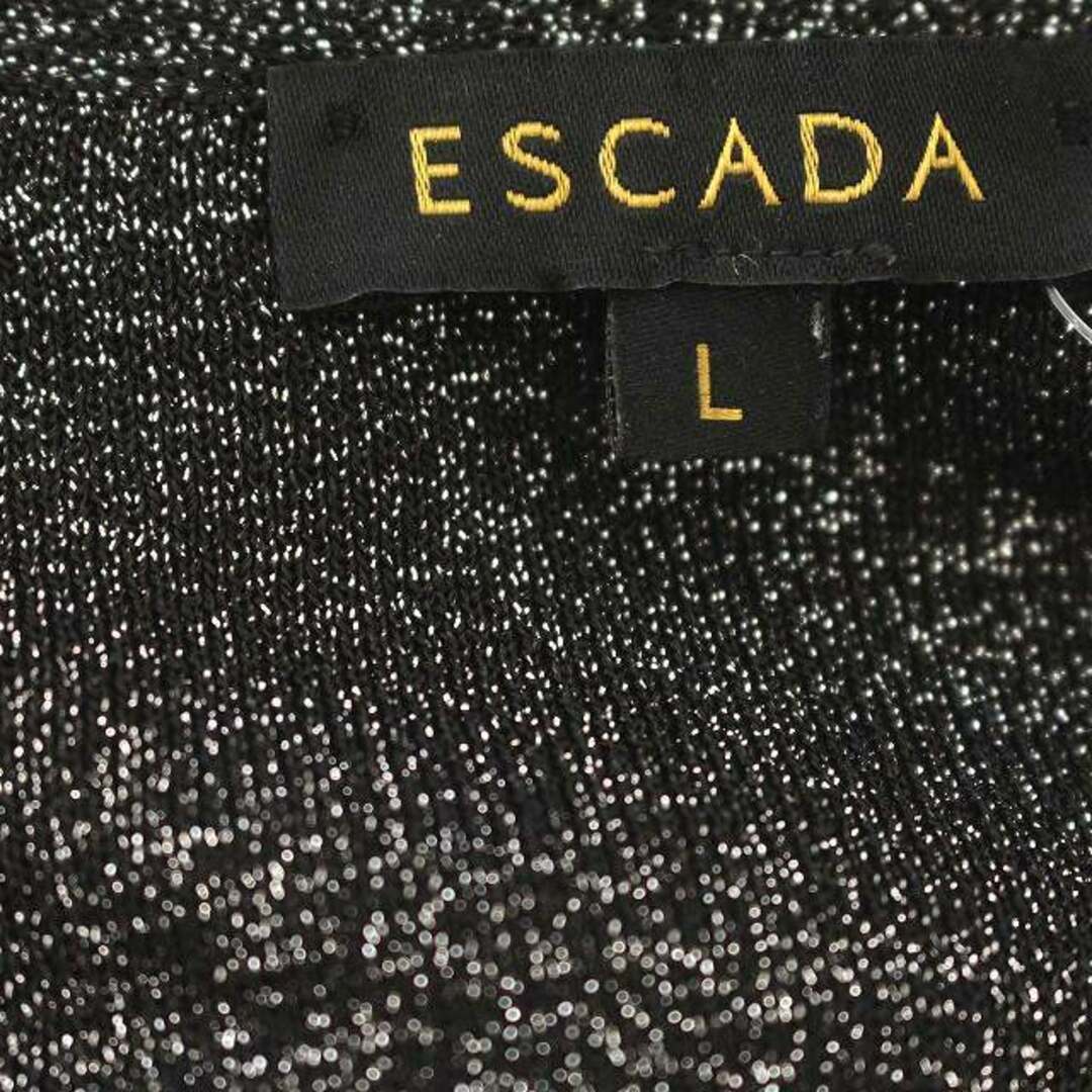 ESCADA サマーニット　トップス　黒　新品未使用　タグ付き　エスカーダ