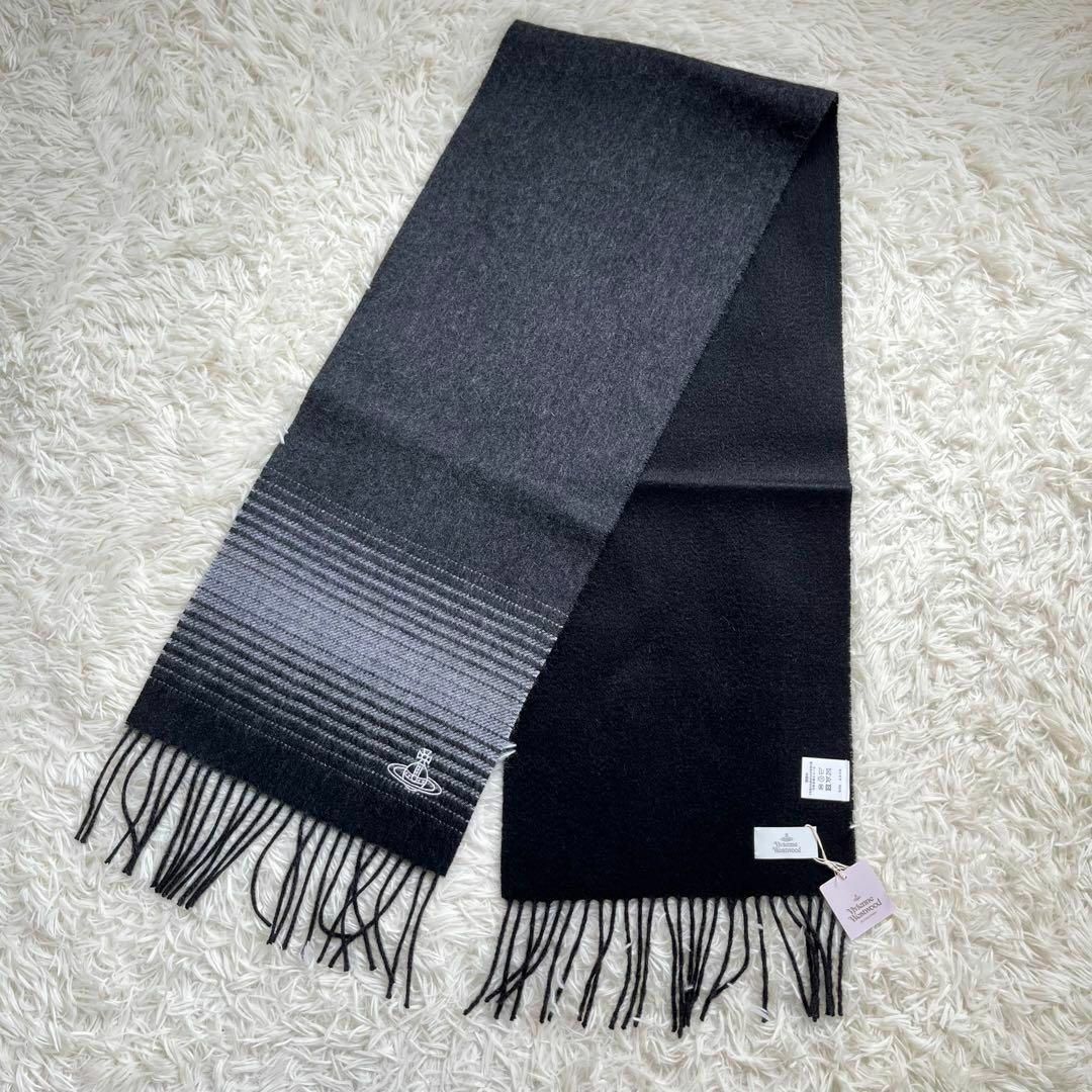 新品未使用・カシミヤ100%】ヴィヴィアンウエストウッド マフラー
