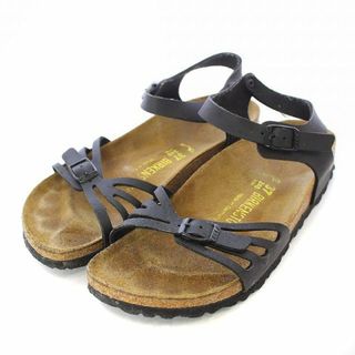 ビルケンシュトック(BIRKENSTOCK)のビルケンシュトック コンフォートサンダル ストラップ フラット レザー 24cm(サンダル)