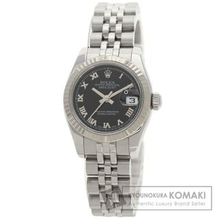 ロレックス(ROLEX)のROLEX 179174 デイトジャスト 腕時計 SS SS K18WG レディース(腕時計)