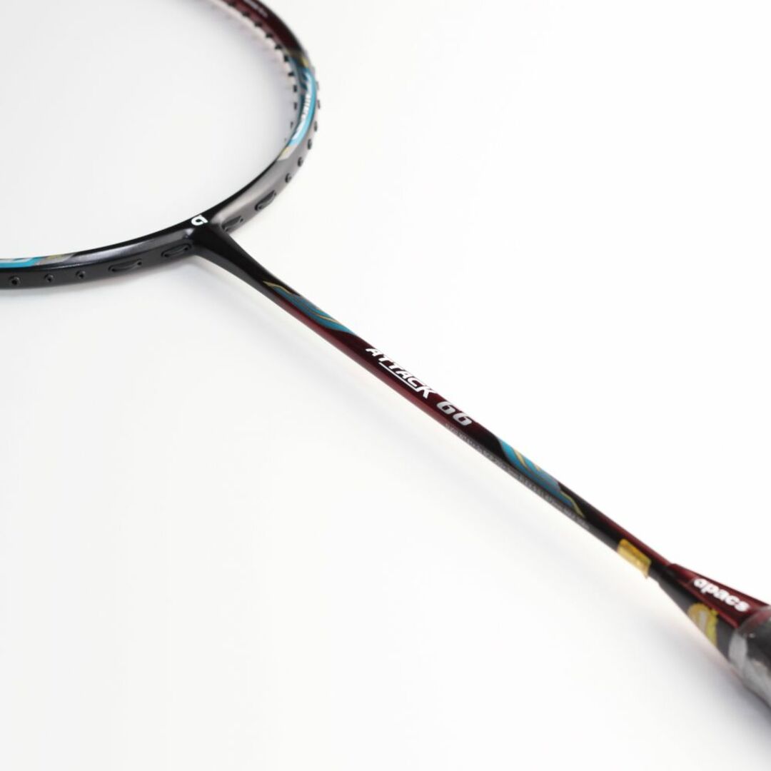 YONEX(ヨネックス)のapacs ATTACK 66 5U レッド 新品 ヘキサゴンスロート搭載 スポーツ/アウトドアのスポーツ/アウトドア その他(バドミントン)の商品写真