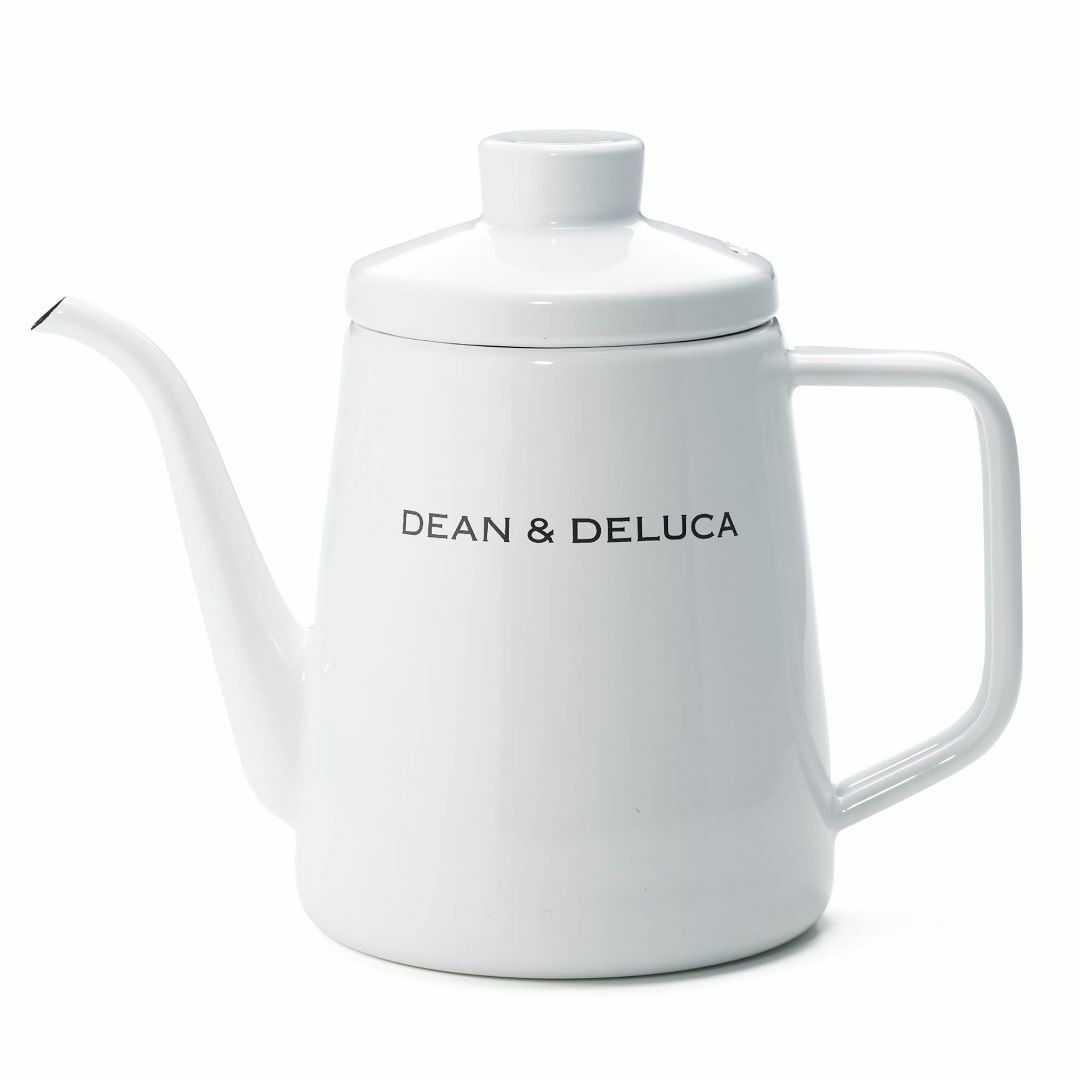 DEAN&DELUCA ホーローケトル ホワイト 1.0L 耐熱 IH対応 直火