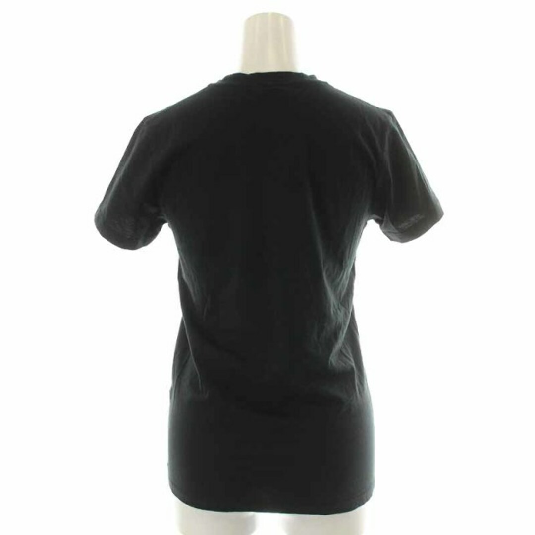 イヴサンローラン Tシャツ カットソー ロゴプリント イチゴ 36 9号 M 黒 1