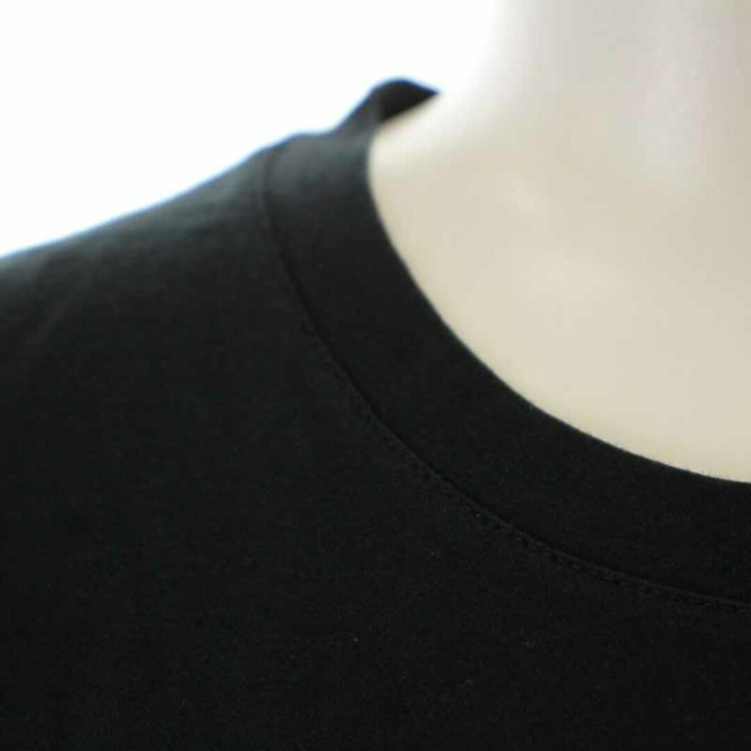 イヴサンローラン Tシャツ カットソー ロゴプリント イチゴ 36 9号 M 黒