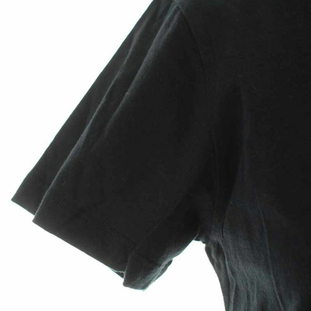 イヴサンローラン Tシャツ カットソー ロゴプリント イチゴ 36 9号 M 黒 6