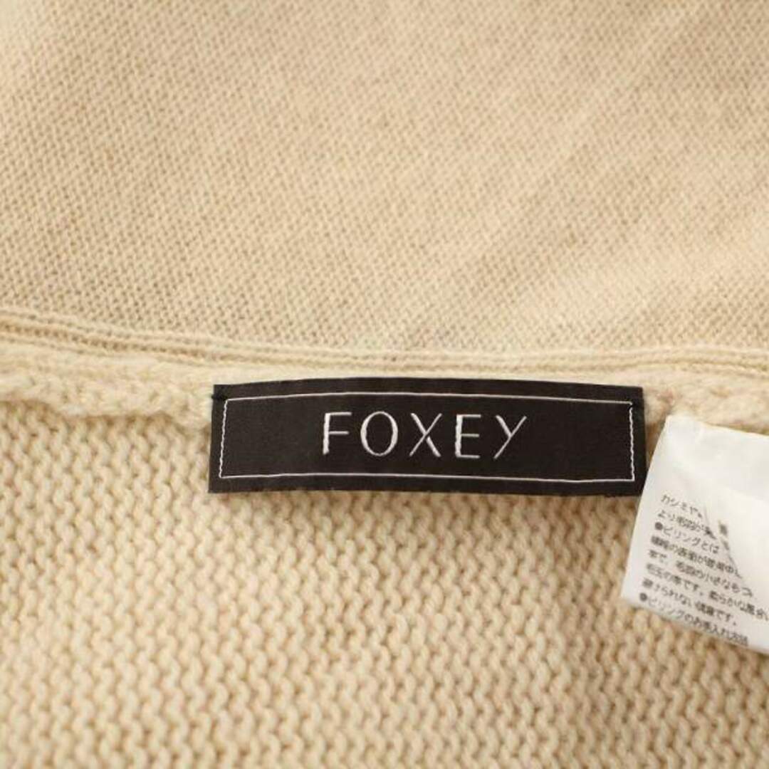 フォクシー FOXEY ニットカーディガン カシミヤ ミドル丈 長袖