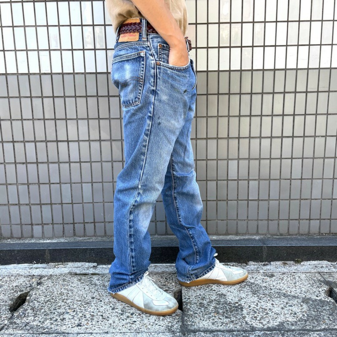 リーバイス Levi's 517 W31 L33 ブーツカット デニム ダメージlee