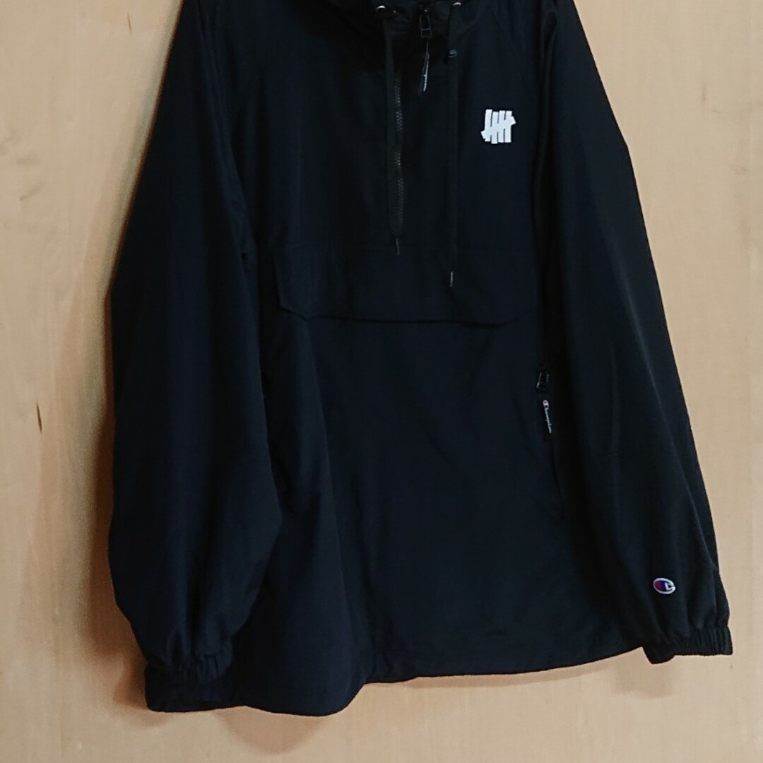 黒 XL UNDEFEATED CHAMPION ANORAK JACKET