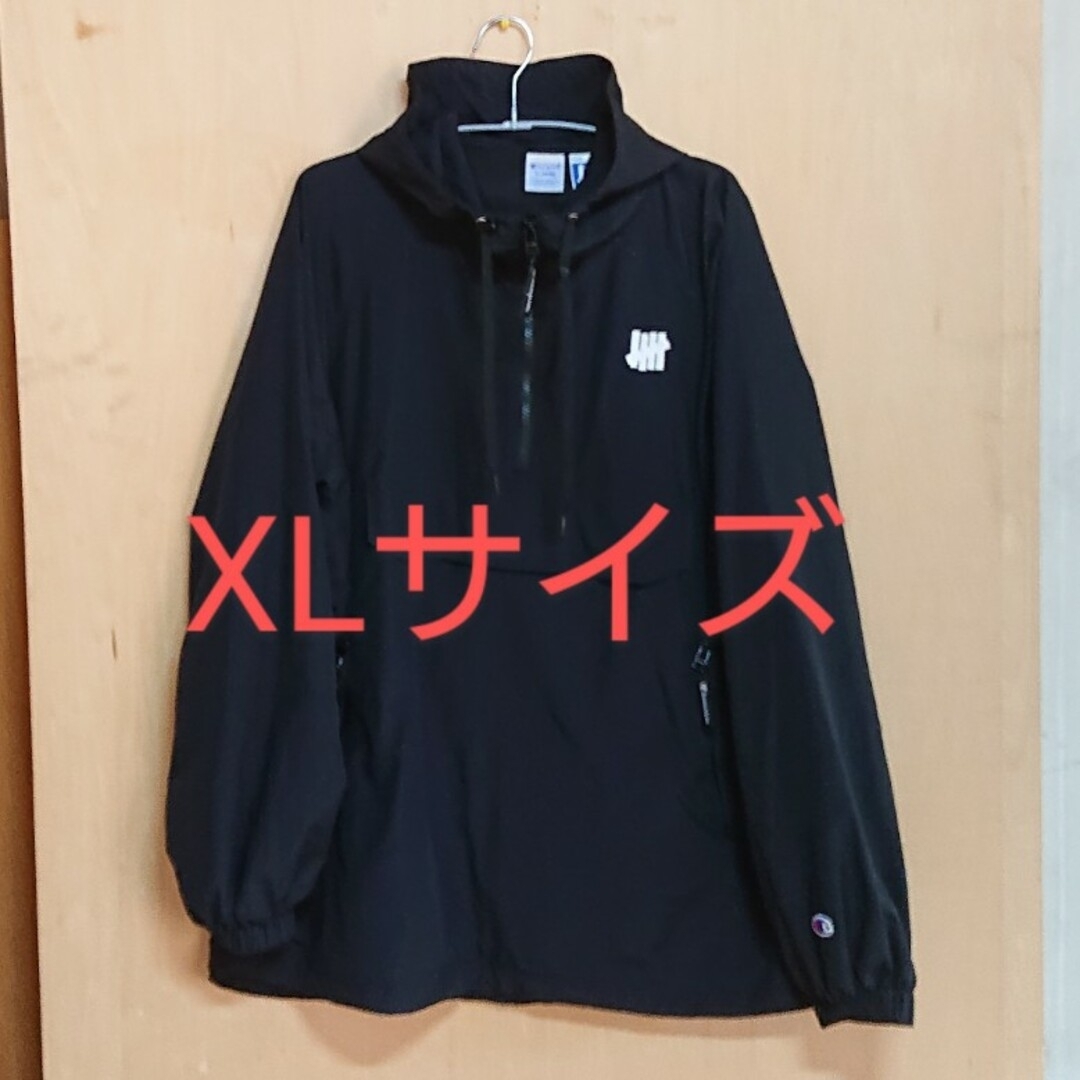 黒 XL UNDEFEATED CHAMPION ANORAK JACKET