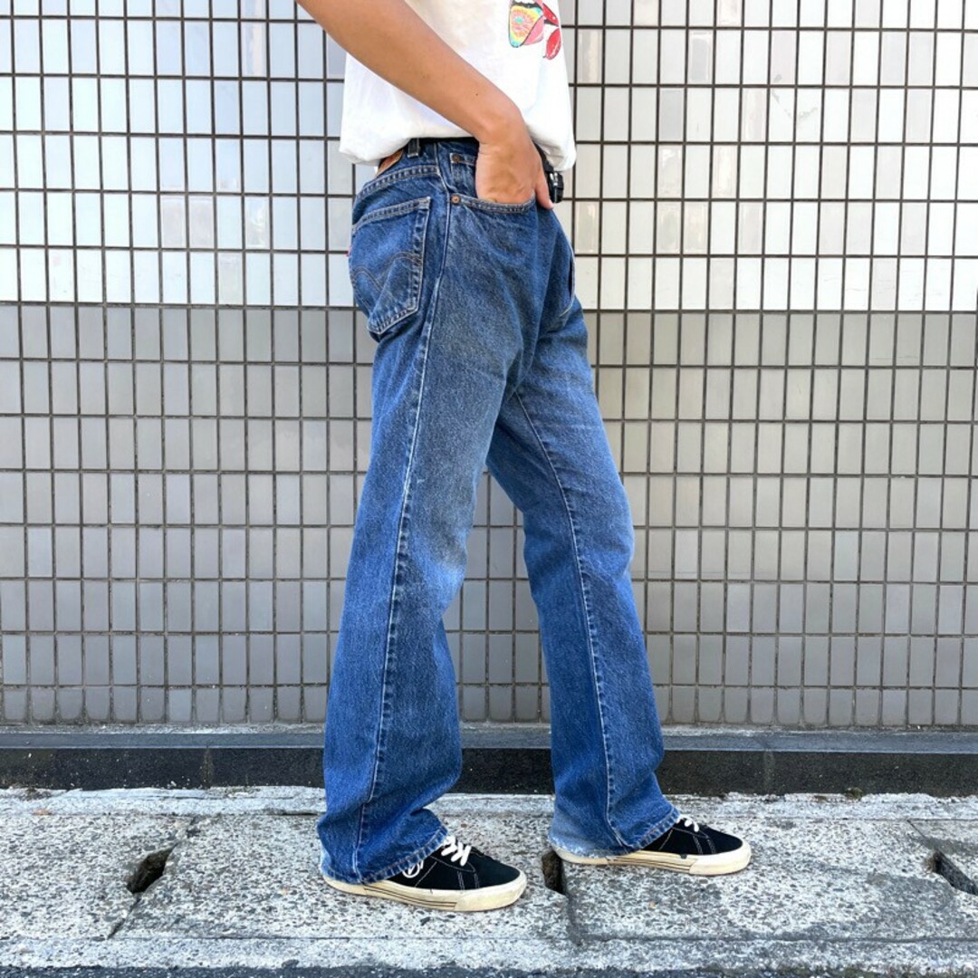 Levi's(リーバイス)のUS古着 リーバイス Levi's 517 デニム パンツ ブーツカット サイズ：W36 L32.5 インディゴ  【中古】 メンズのスーツ(スラックス/スーツパンツ)の商品写真
