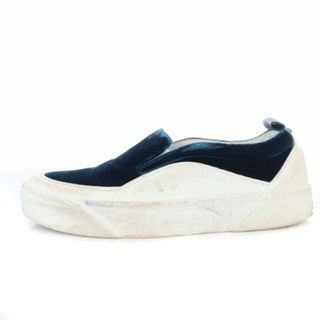 極美品△伊製 JIMMY CHOO ジミーチュウ レディース CHOO V.B.C ベロア スリッポン/スニーカー スタースタッズ付き ダークティール 35 箱付