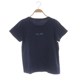 アザー(other)のソレイアード コットン 刺繍 Tシャツ カットソー 半袖 S 紺 ネイビー(Tシャツ(半袖/袖なし))