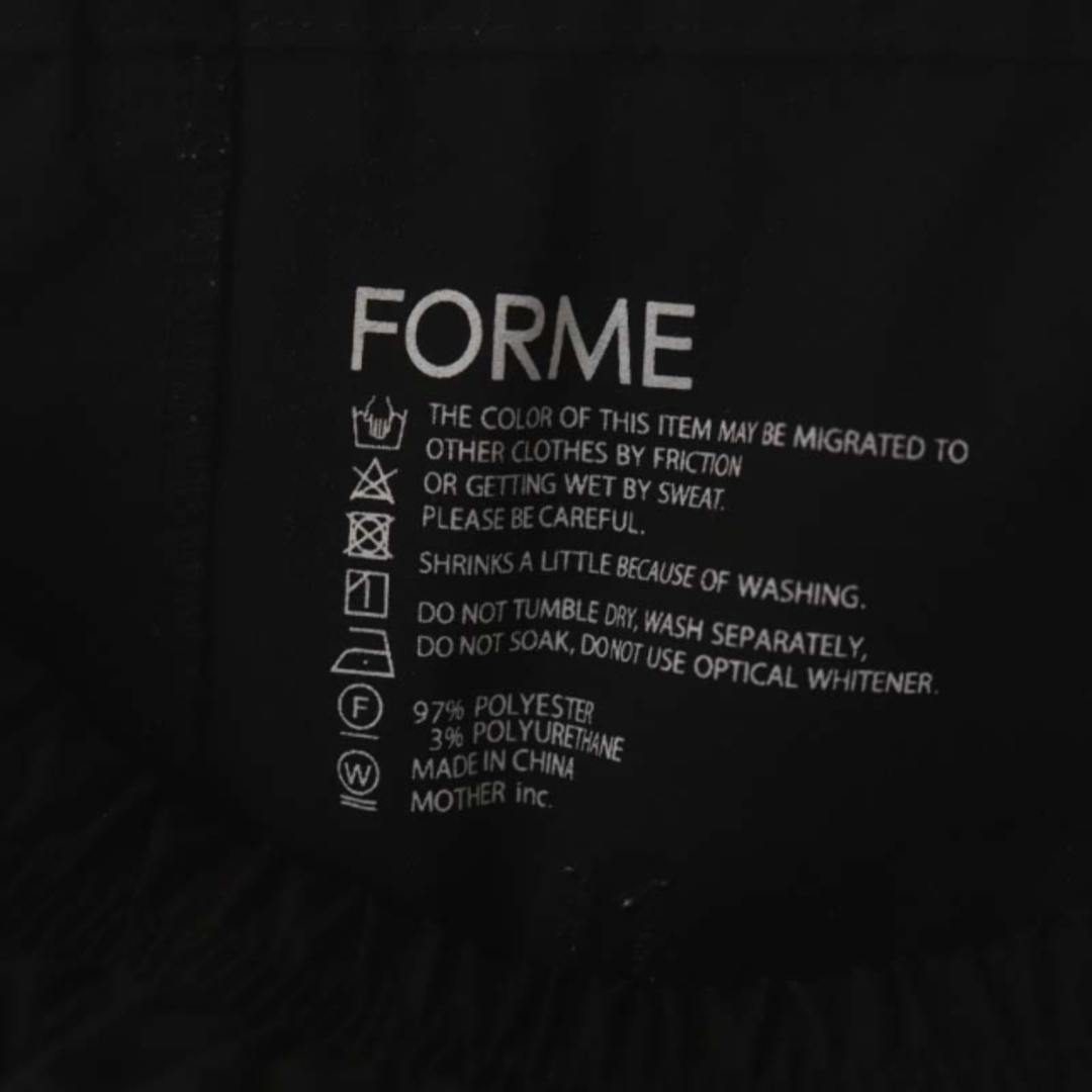 フォルム FORME タイトスカート ミモレ丈 F 黒 ブラック