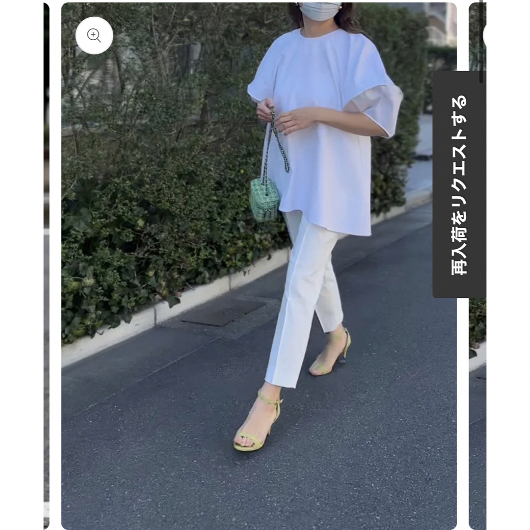 liten  Candy tunic Blouse White レディースのトップス(シャツ/ブラウス(半袖/袖なし))の商品写真