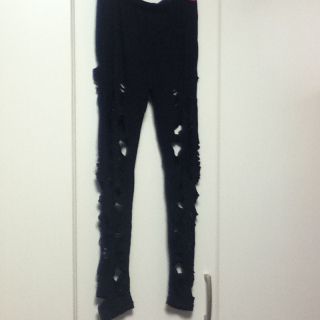 グラッドニュース(GLAD NEWS)の新品GLAD NEWS＊ダメージレギンス(レギンス/スパッツ)