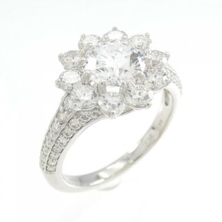 【新品】PT ダイヤモンド リング 1.02CT E SI2 3EXT(リング(指輪))