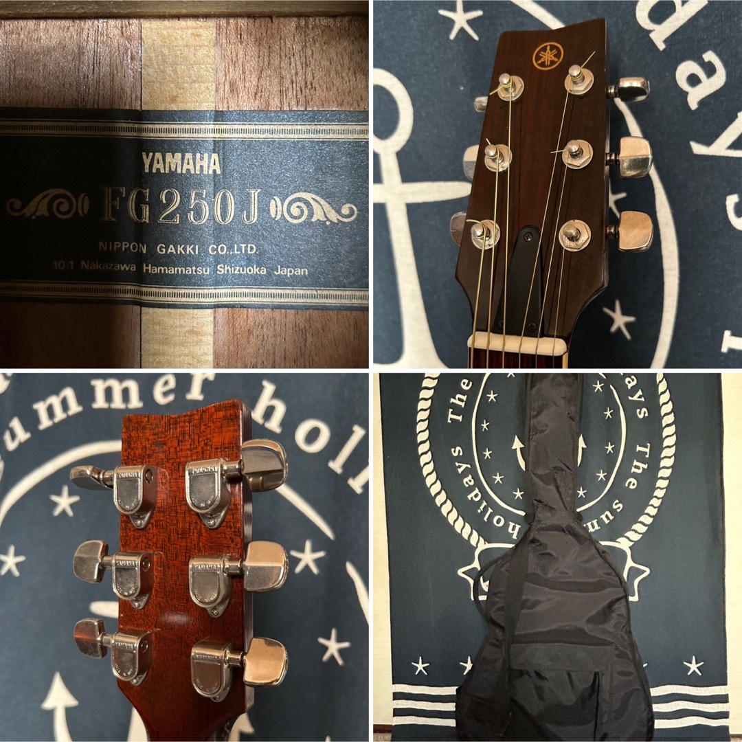 美品❣️70s ヤマハ希少オールドビンテージ❣️FG250J黒ラベル 鳴り