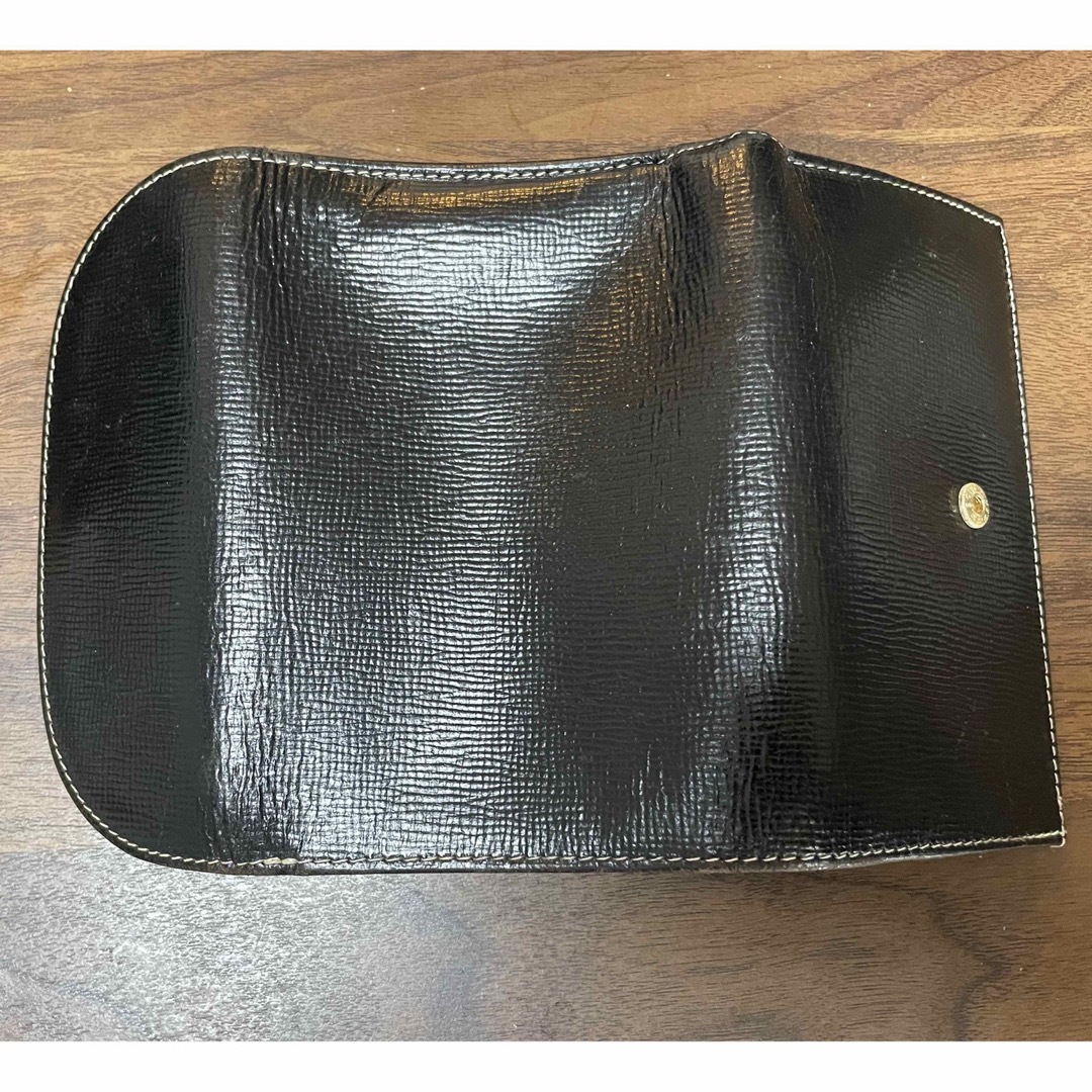 WHITEHOUSE COX(ホワイトハウスコックス)のWHITEHOUSE COX 財布　ブライドルレザー　ブラック　三つ折 メンズのファッション小物(折り財布)の商品写真