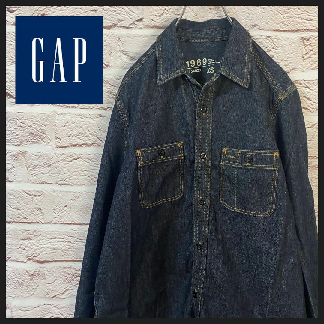 GAP(ギャップ)のgap デニムジャケット　Gジャン メンズ　レディース　[ xs ] メンズのジャケット/アウター(Gジャン/デニムジャケット)の商品写真