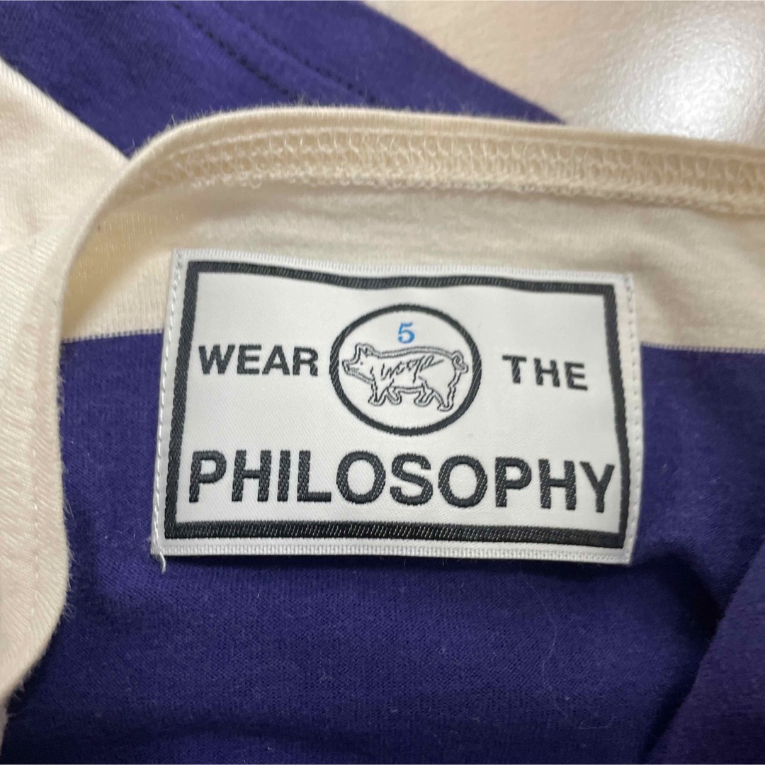 MACKINTOSH PHILOSOPHY(マッキントッシュフィロソフィー)のフィロソフィ　Tシャツ120 ボーダーwear the philosophy  キッズ/ベビー/マタニティのキッズ服男の子用(90cm~)(Tシャツ/カットソー)の商品写真