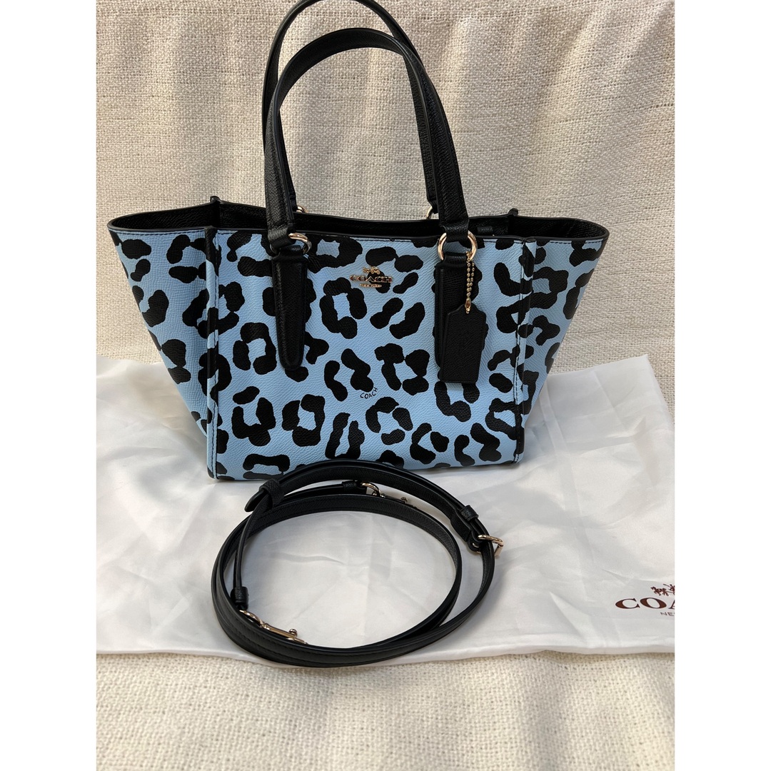 COACH - 未使用☆ コーチ クロスビー オセロット 2way ペールブルーの