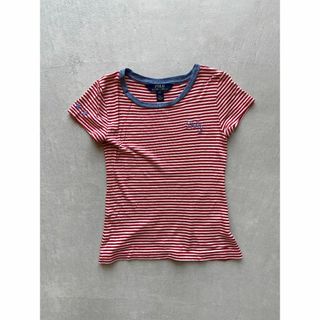 ポロラルフローレン(POLO RALPH LAUREN)のポロラルフローレンガールズ ボーダーTシャツ 送料無料 (y33)(Tシャツ/カットソー)