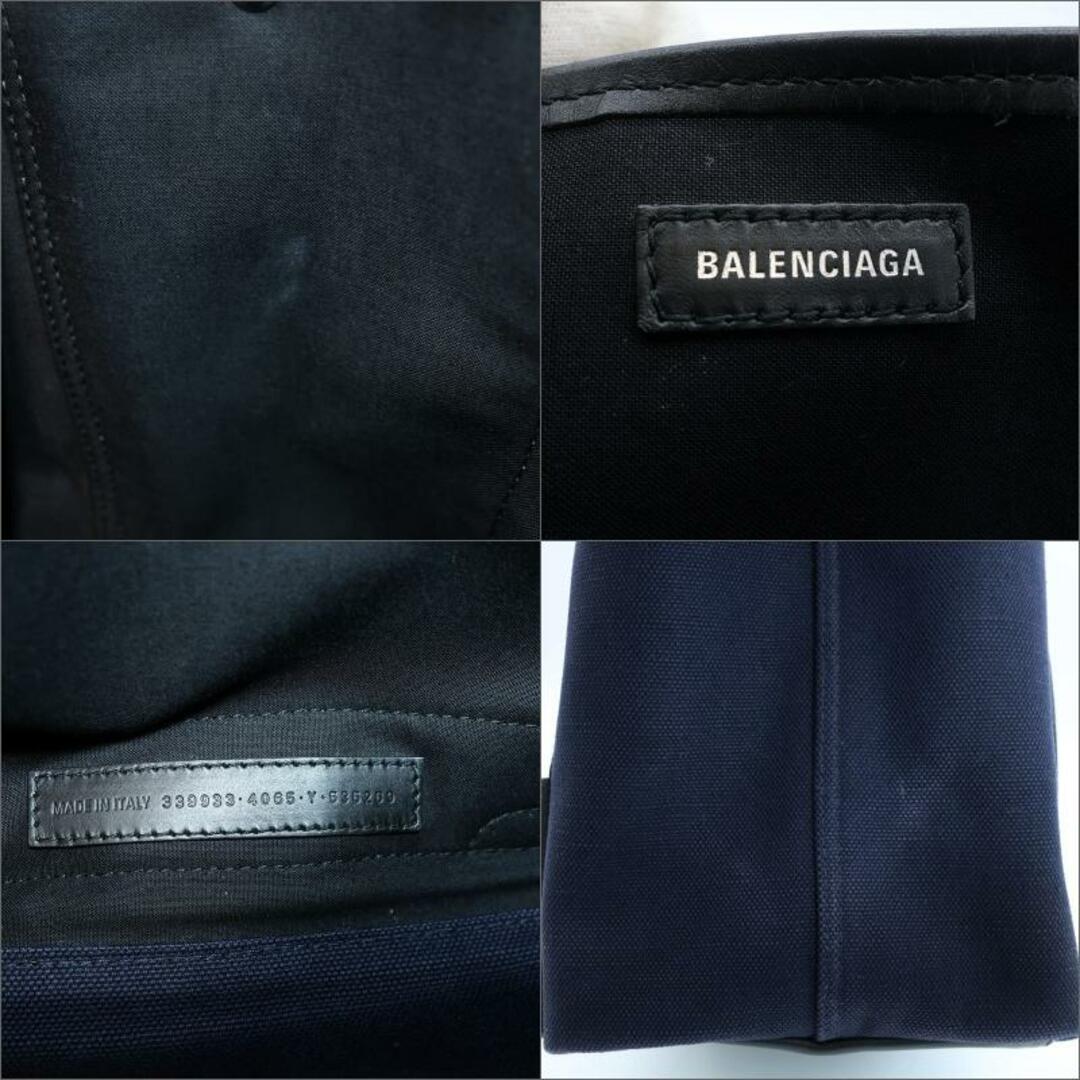 BALENCIAGA バレンシアガ ネイビーカバス スモール 339933 ネイビー