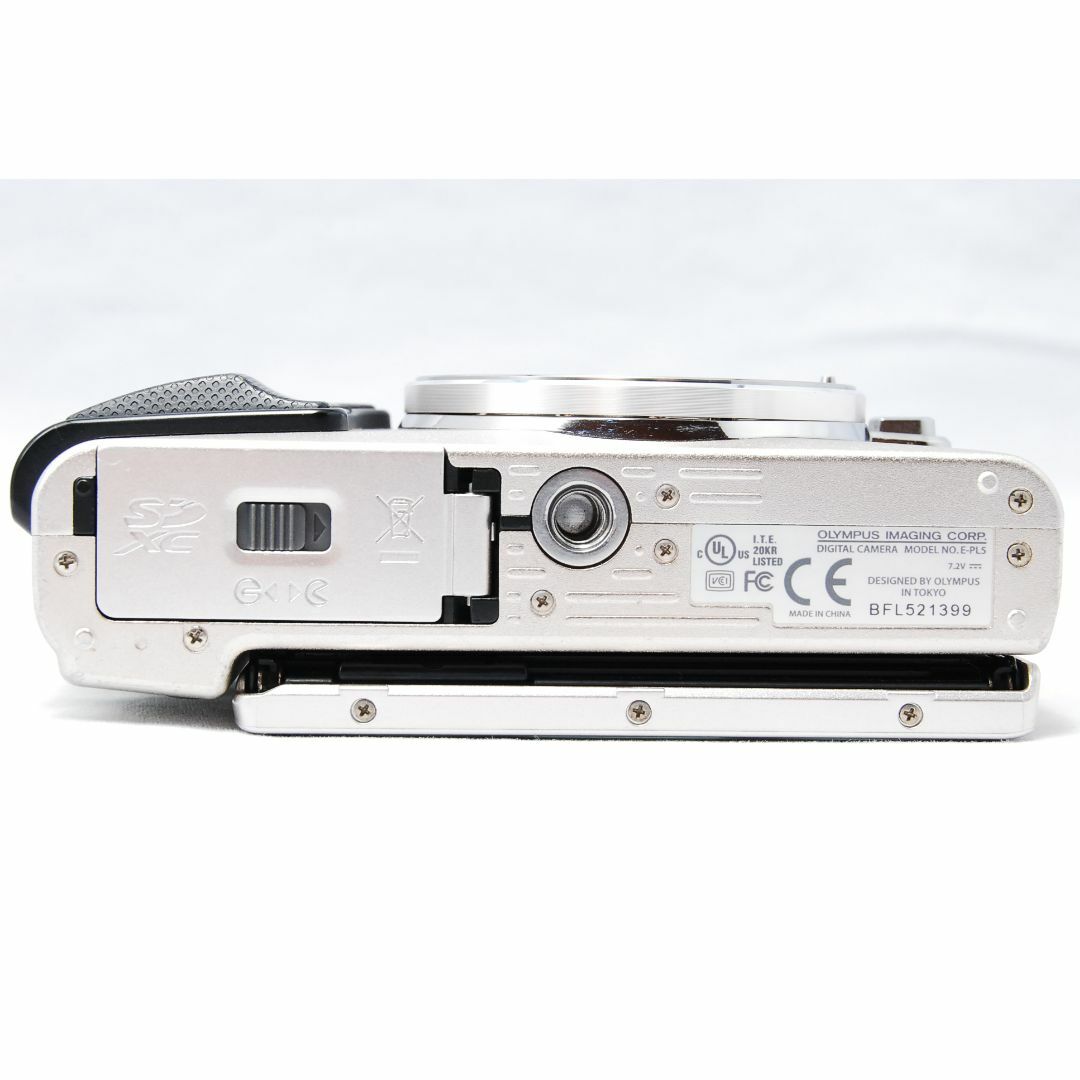 OLYMPUS PEN E-PL5 レンズキット シルバー ミラーレス一眼
