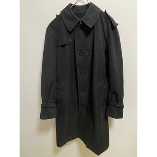 【Aquascutum】アクアスキュータム レナウン メンズ ハーフコート 黒