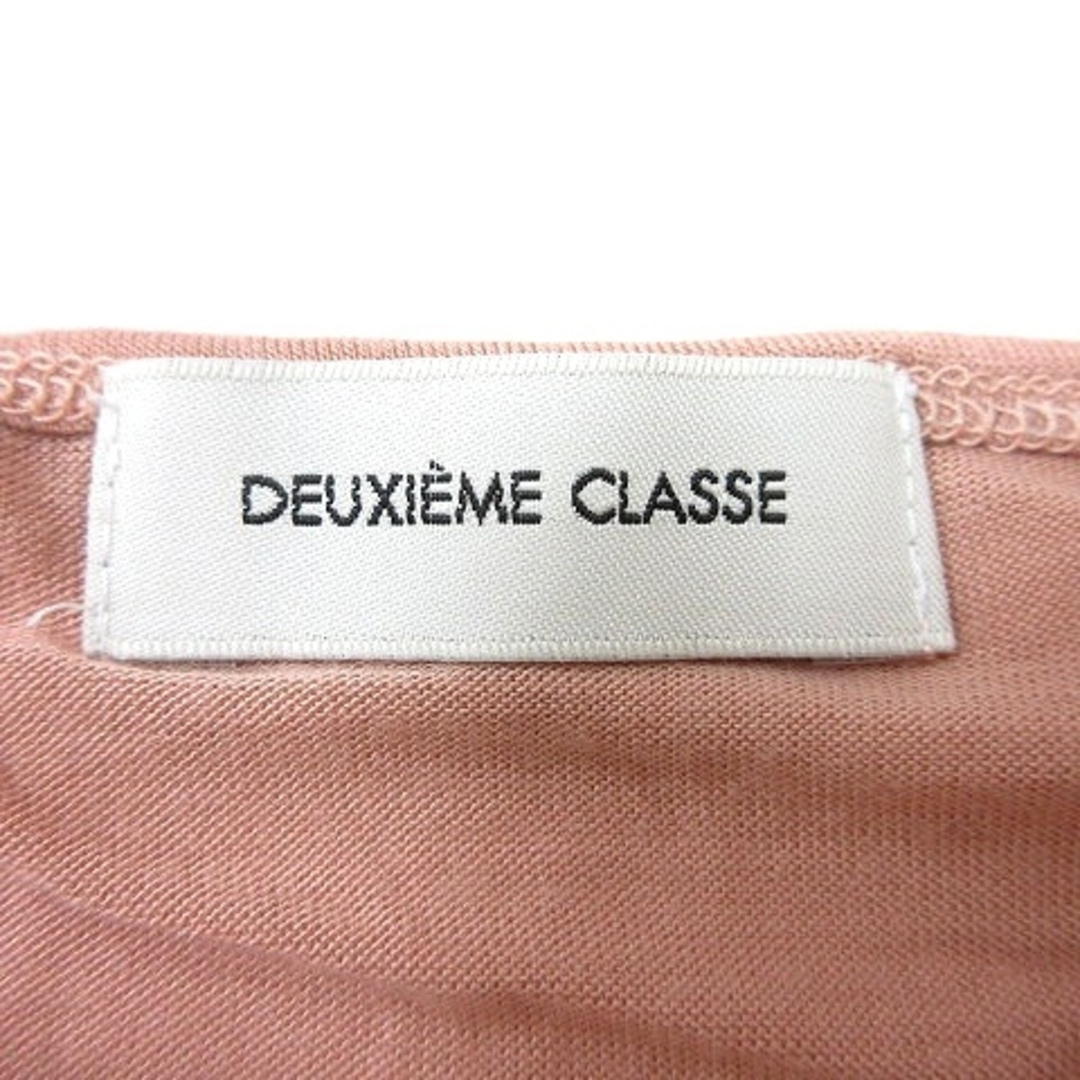 DEUXIEME CLASSE(ドゥーズィエムクラス)のドゥーズィエムクラス カットソー クルーネック フレンチスリーブ ベージュ レディースのトップス(カットソー(半袖/袖なし))の商品写真