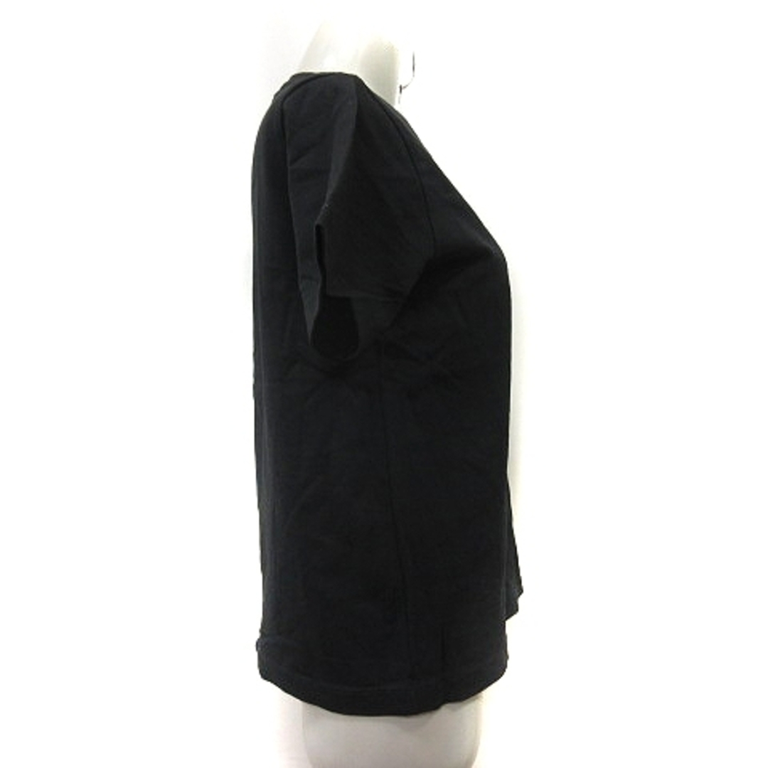 OPAQUE.CLIP(オペークドットクリップ)のオペークドットクリップ Tシャツ カットソー 半袖 40 黒 ブラック /YI レディースのトップス(Tシャツ(半袖/袖なし))の商品写真
