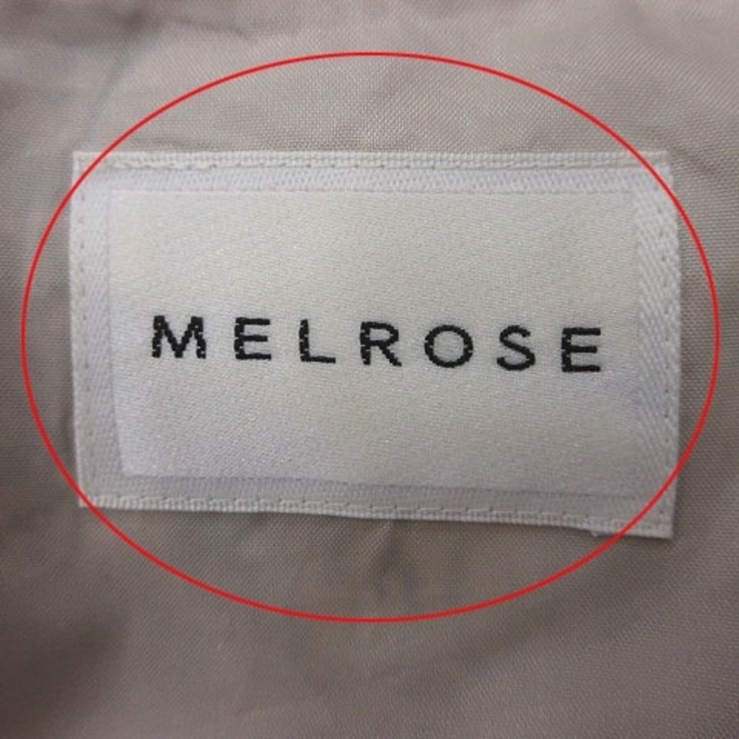 MELROSE(メルローズ)のメルローズ ワンピース ひざ丈 カシュクール 花柄 フリル ノースリーブ 3 レディースのワンピース(ひざ丈ワンピース)の商品写真