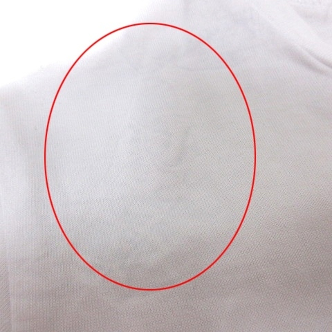 自由区(ジユウク)の自由区 オンワード樫山 カットソー Tシャツ クルーネック 総柄 半袖 40 白 レディースのトップス(Tシャツ(半袖/袖なし))の商品写真