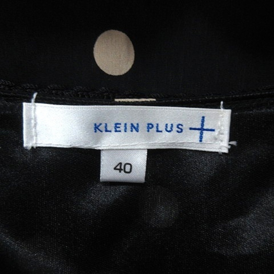 KLEIN PLUS(クランプリュス)のクランプリュス ミッシェルクラン ワンピース Aライン ひざ丈 半袖 ドット レディースのワンピース(ひざ丈ワンピース)の商品写真