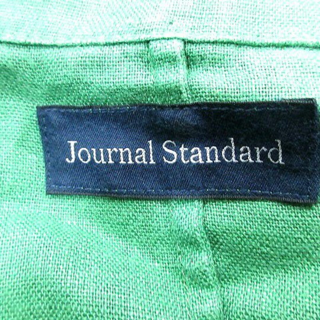 JOURNAL STANDARD(ジャーナルスタンダード)のジャーナルスタンダード ジャケット テーラード 麻 リネン M 緑 レディースのジャケット/アウター(その他)の商品写真