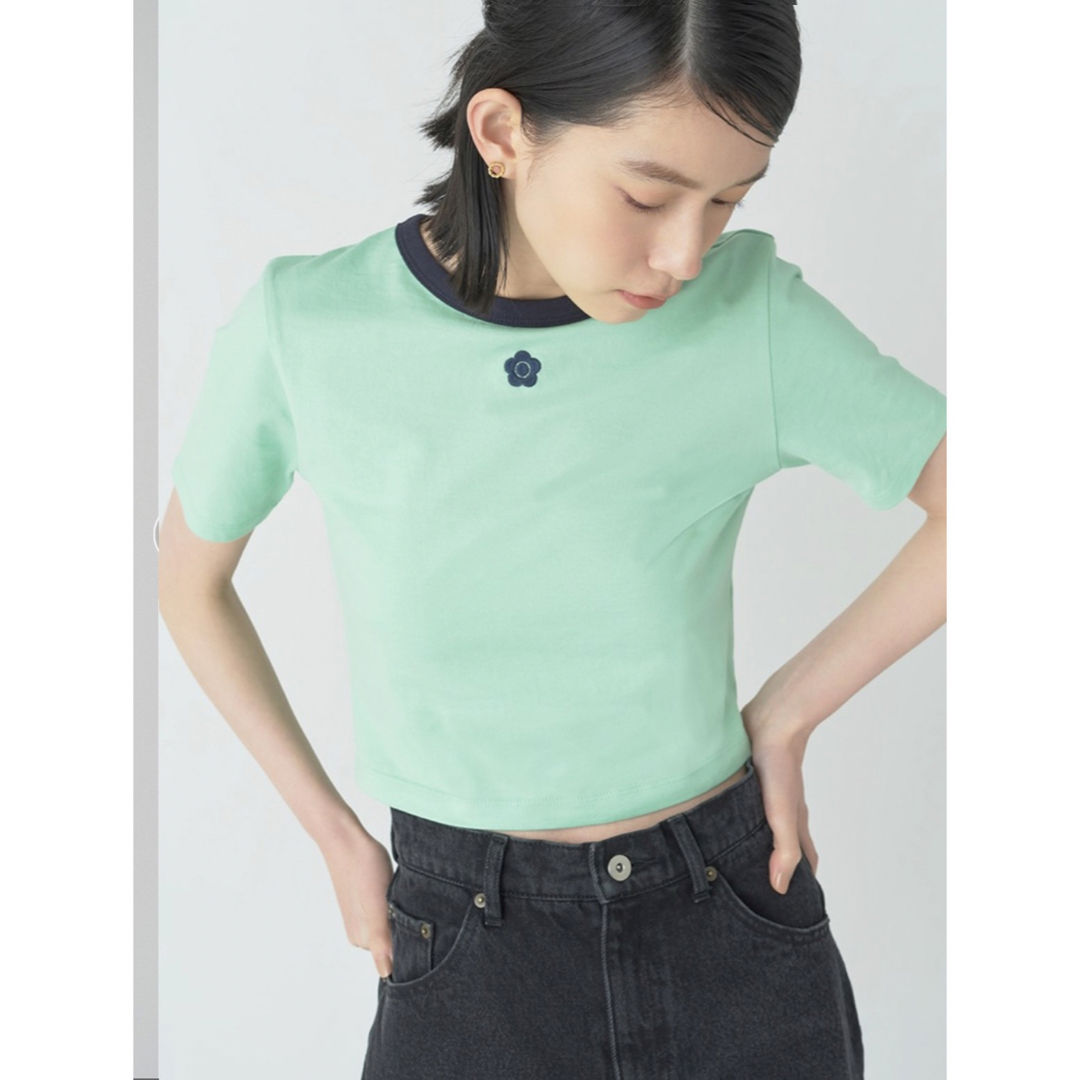 LILY BROWN×MARY QUANT バリエーションクロップドTシャツ