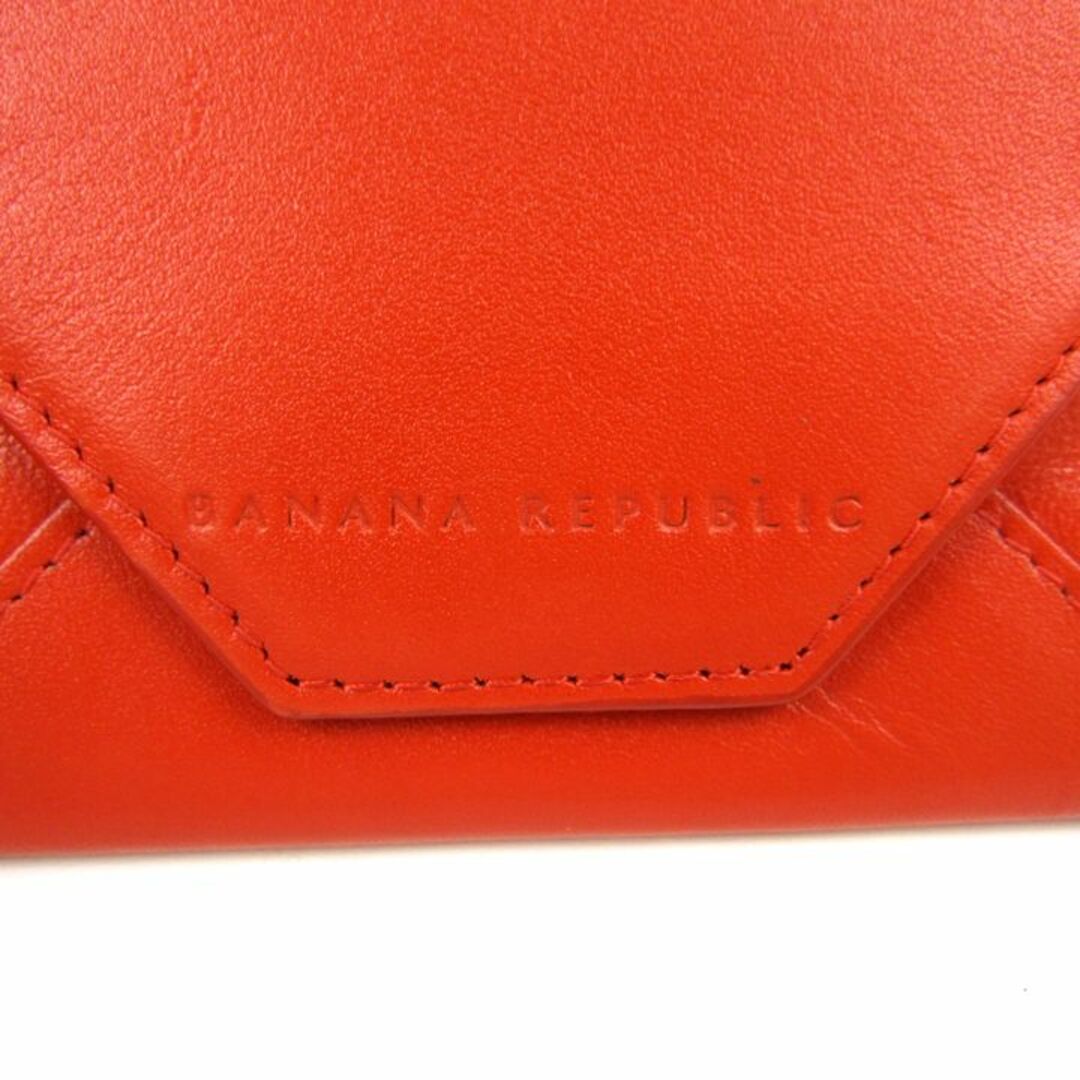 Banana Republic(バナナリパブリック)のバナナリパブリック コインケース レター型 小銭入れ ブランド シンプル ミニ財布 レディース レッド Banana Republic レディースのファッション小物(コインケース)の商品写真